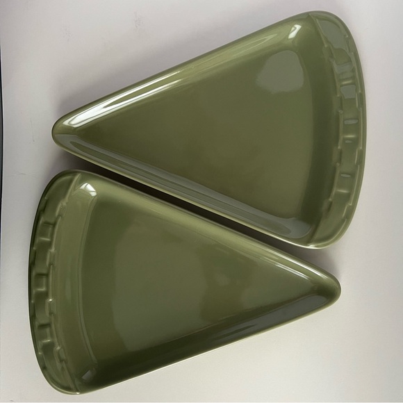 Longaberger “Woven Traditions” Pizza Plates - Picture 3 of 5